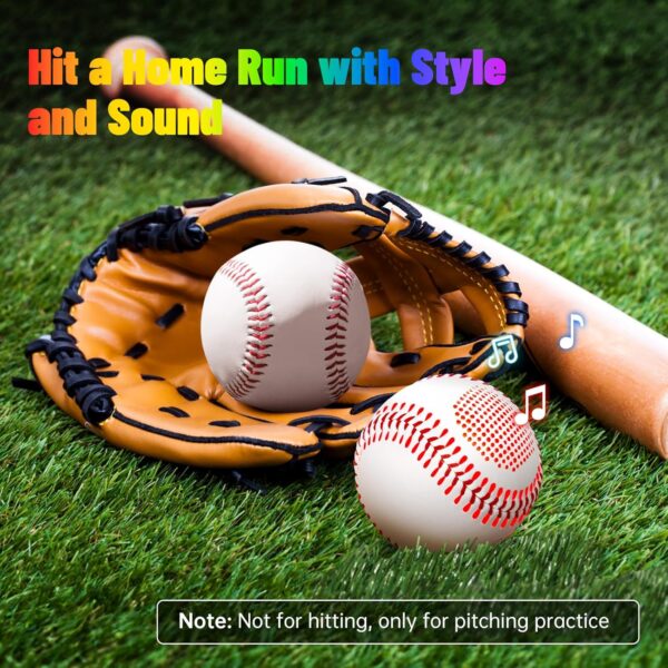Sports Gifts for Baseball Fans, Boys 8-12, Teens & Adults, Unique Accessories, Light Up & Glow-in-The-Dark Baseball with Bluetooth Speaker - Image 2