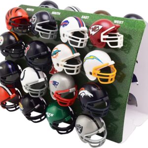 32 Piece NFL Helmet Tracker Set - Gumball Size Helmets - All NFL Current Logo's - New 2023 Set