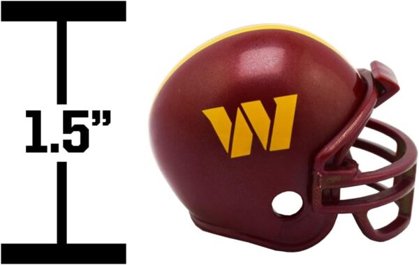 32 Piece NFL Helmet Tracker Set - Gumball Size Helmets - All NFL Current Logo's - New 2023 Set - Image 3