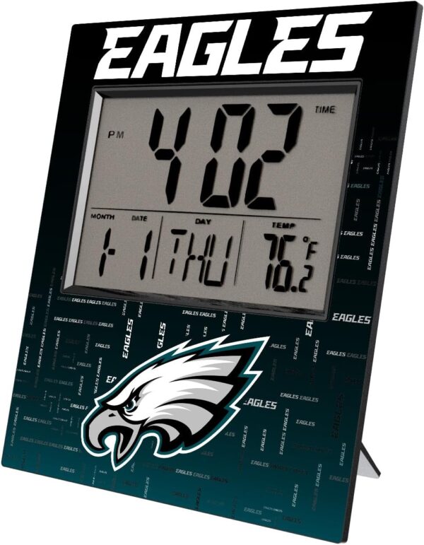 Cross Hatch Digital Desk Clock - Image 4