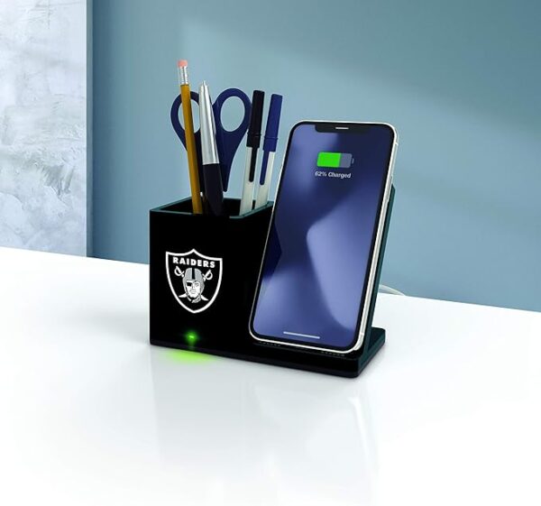 Wireless Charging Stand and Desktop Organizer