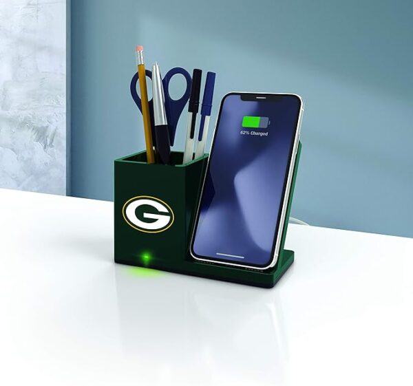 Wireless Charging Stand and Desktop Organizer - Image 4