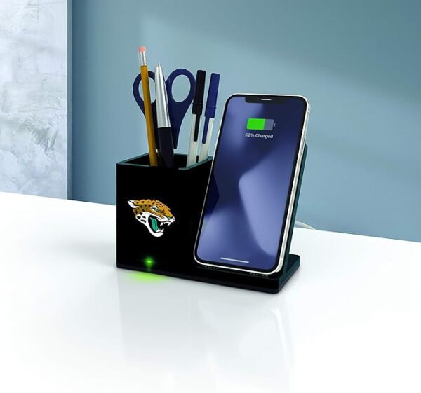 Wireless Charging Stand and Desktop Organizer - Image 3