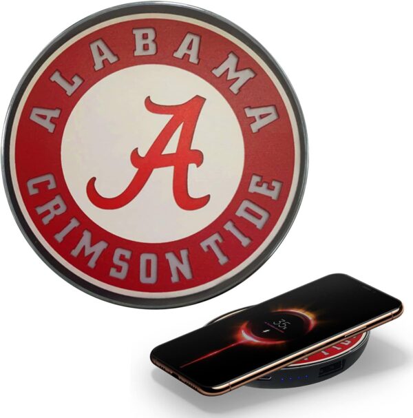 Wireless Charger with Illuminated Logo & Built-in Power - Image 5