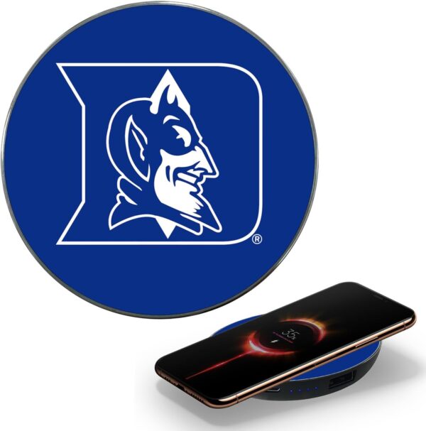 Wireless Charger with Illuminated Logo & Built-in Power - Image 2