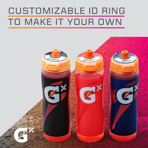Gatorade Gx NFL Non-Slip Squeeze Bottles, 30 fl oz, Gx Hydration System - Image 5