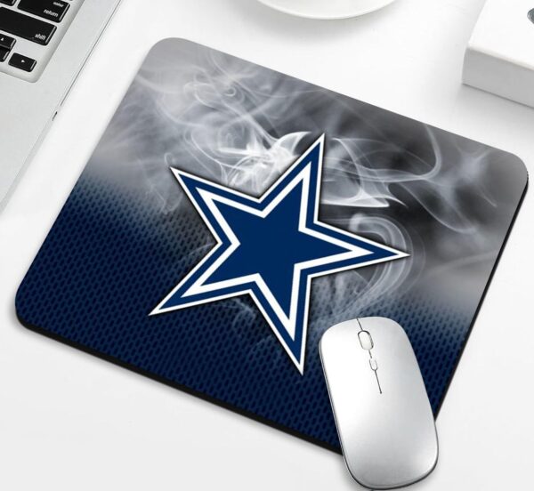 Gaming Mouse Pad for Football Sports Fans Non-Slip Rubber Base Square Mousepad for Computers Laptop Desk Mat - Image 4