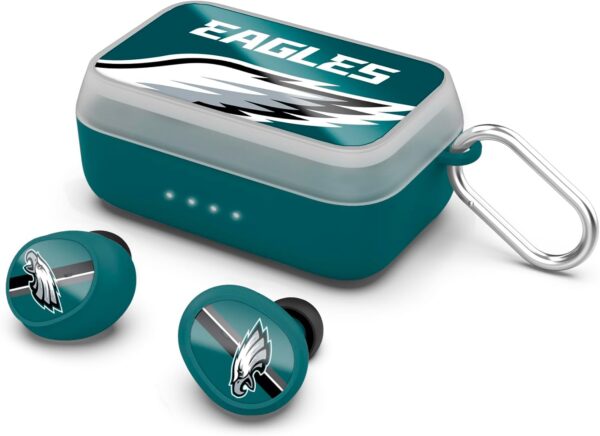 Eagles Wireless Sport Earbuds: Comfortable Fit & Convenient Charging