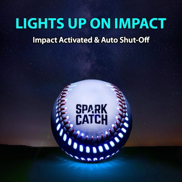 Light Up Baseball, Glow in The Dark Baseball, Sports Gear Accessories Gifts - Image 2