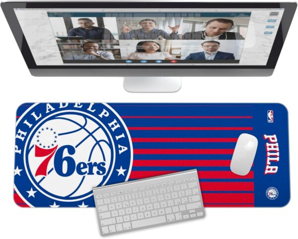 Multifunctional Desk Mat for Desktop, (31.5"x12") - Ultra Soft Fabric with Non-Slip Rubber Backer - Water Resistant & Durable Nylon Stitching - Image 2