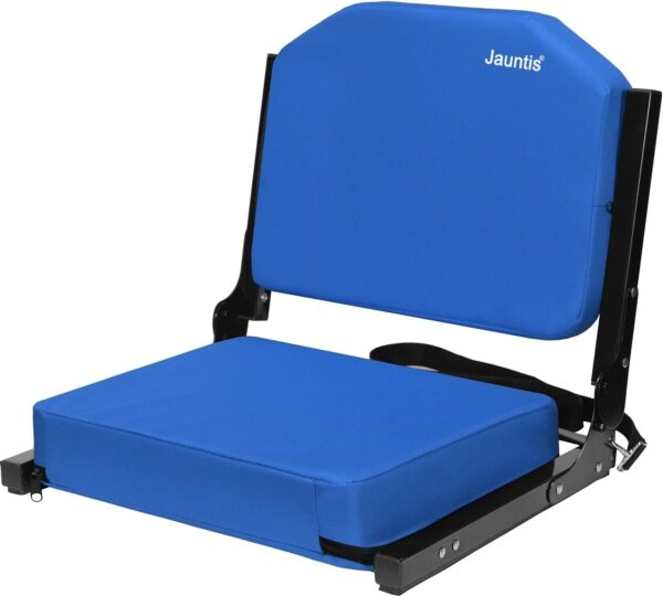 Stadium Seats for Bleachers, Bleacher Seats with Ultra Padded Comfy Foam Backs and Cushion, Wide Portable Stadium Chairs with Back Support and Shoulder Strap - Image 2