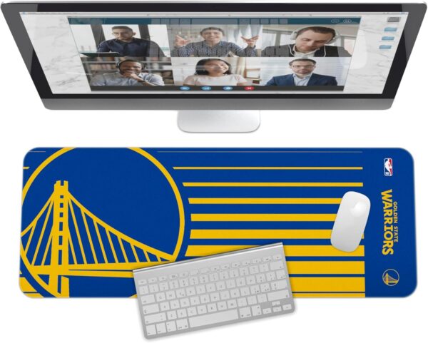 Multifunctional Desk Mat for Desktop, (31.5"x12") - Ultra Soft Fabric with Non-Slip Rubber Backer - Water Resistant & Durable Nylon Stitching - Image 3