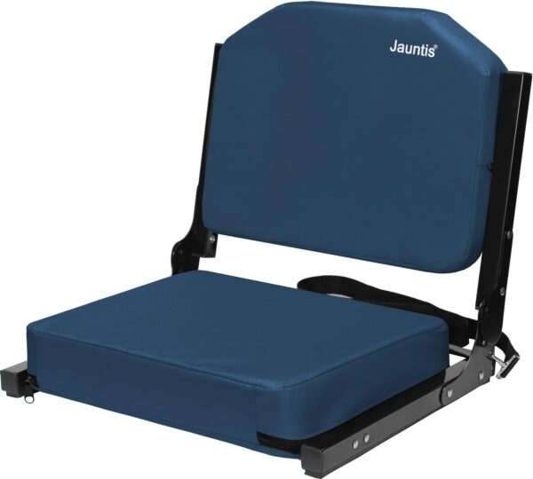 Stadium Seats for Bleachers, Bleacher Seats with Ultra Padded Comfy Foam Backs and Cushion, Wide Portable Stadium Chairs with Back Support and Shoulder Strap - Image 3