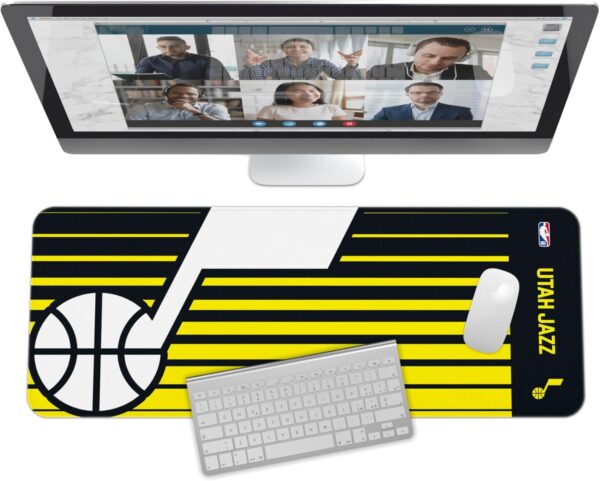 Multifunctional Desk Mat for Desktop, (31.5"x12") - Ultra Soft Fabric with Non-Slip Rubber Backer - Water Resistant & Durable Nylon Stitching - Image 5