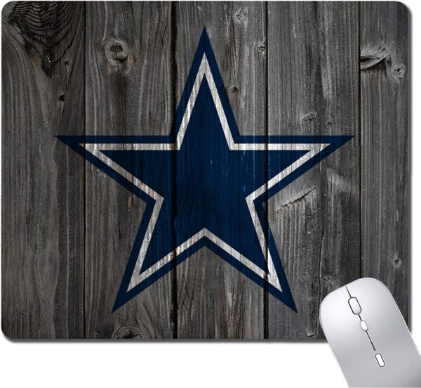 Wood Grain Design Sports Mouse Pad - Image 3